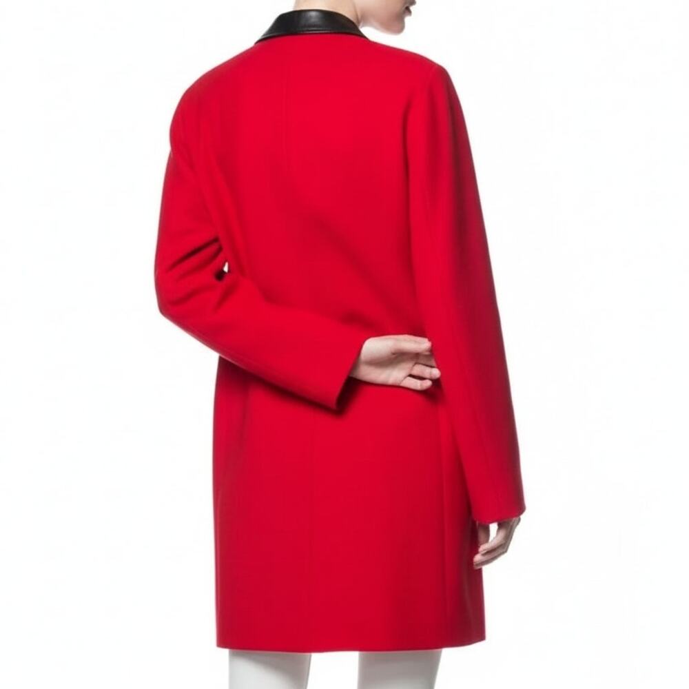 Michael Kors Red Peacoat Made in Italy, XS /US2 - Picture 5 of 14